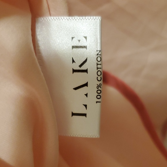 Lake Scalloped House Dress Size Large Pink - Picture 7 of 10